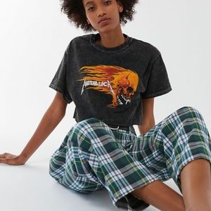Metallica crop top